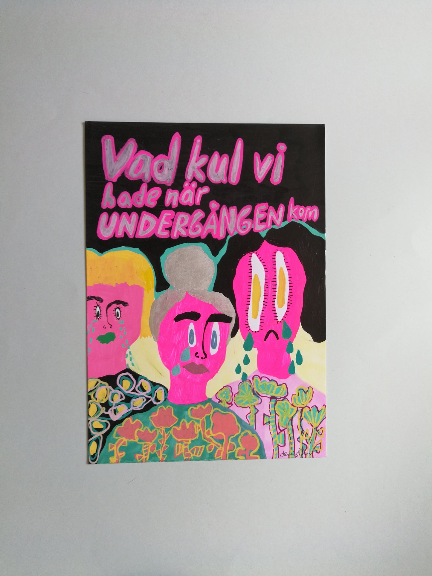 inte vara ensamma när undergången kommer