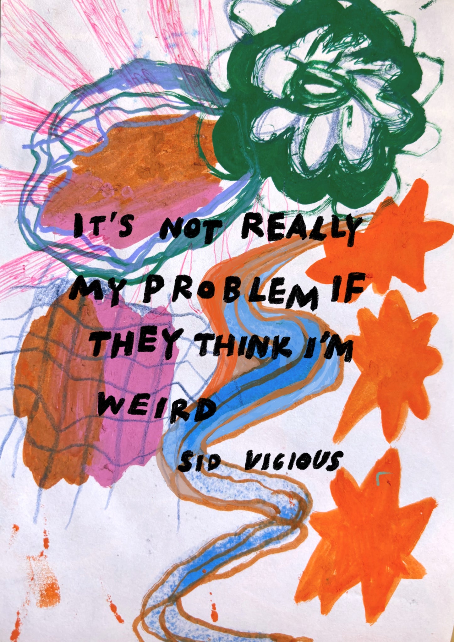 It's not really my problem if they think I'm weird