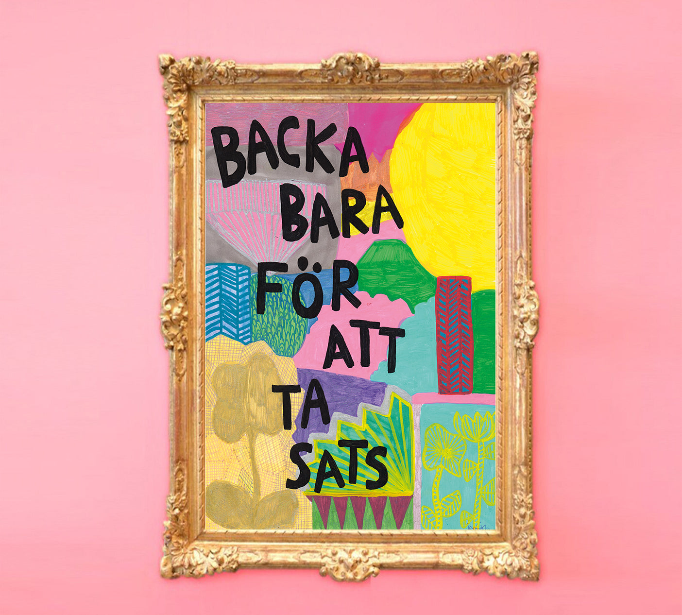 Backa bara för att ta sats – Version 1