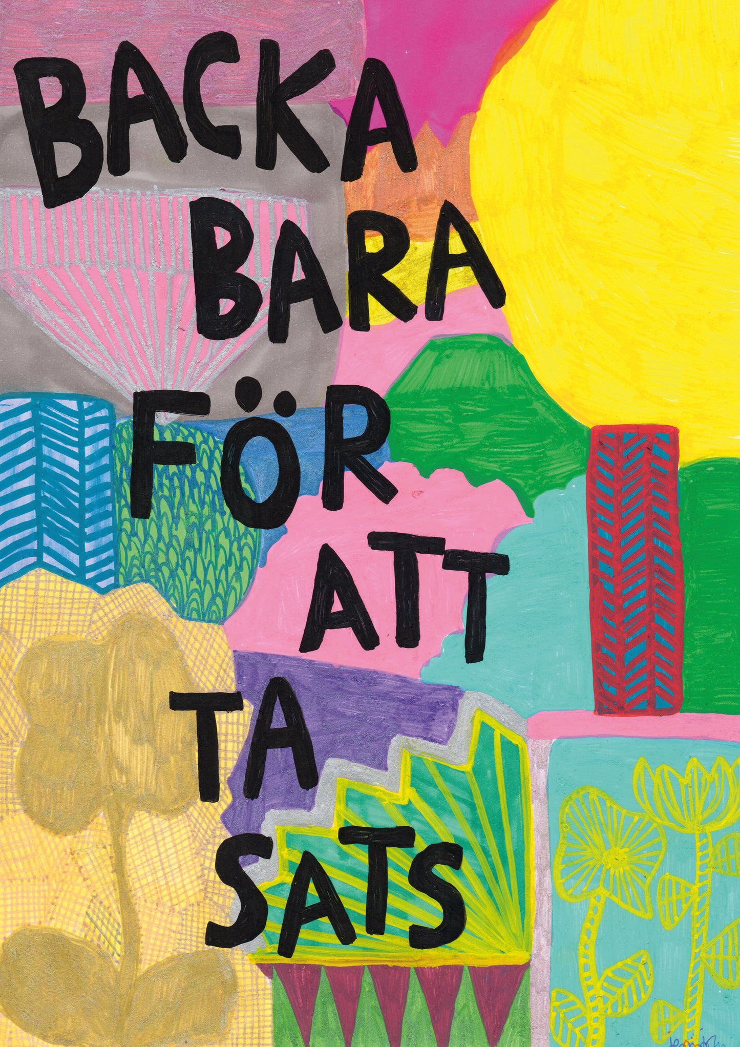 Backa bara för att ta sats – Version 1