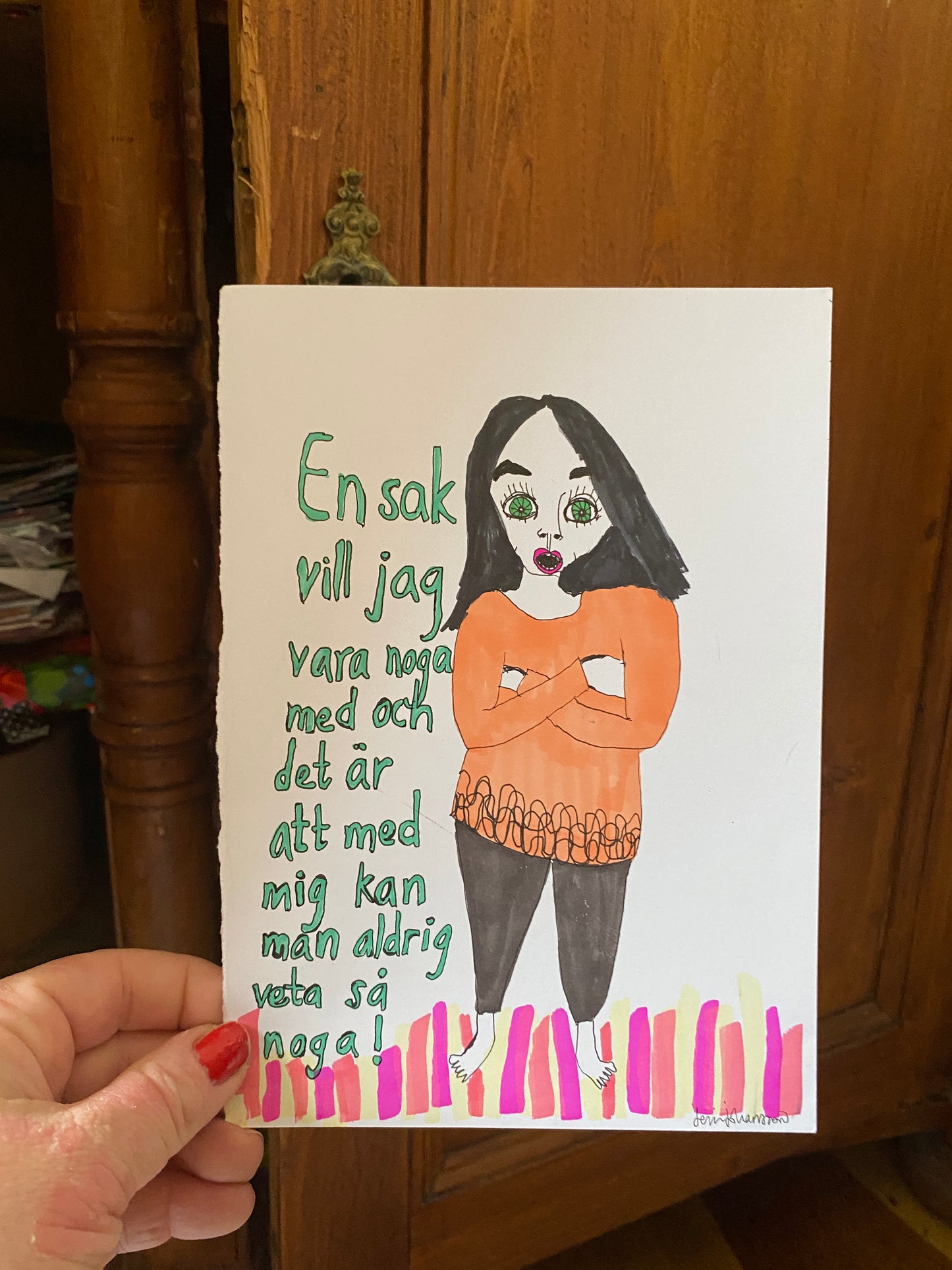 Fyndhörnan! Med mig kan man aldrig veta så noga