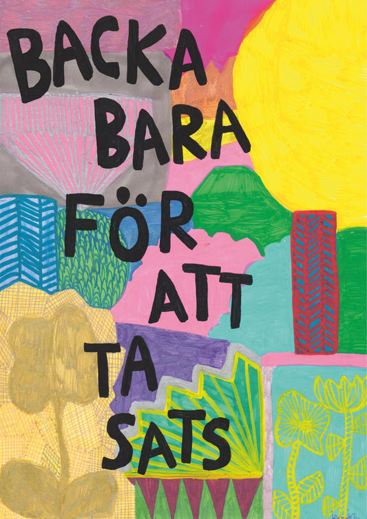 Backa bara för att ta sats – Vykort