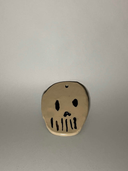 Keramikskalle: Skull de la pleur 1
